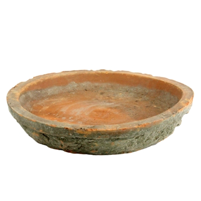 Load image into Gallery viewer, Antique Red Terra Cotta Saucer
