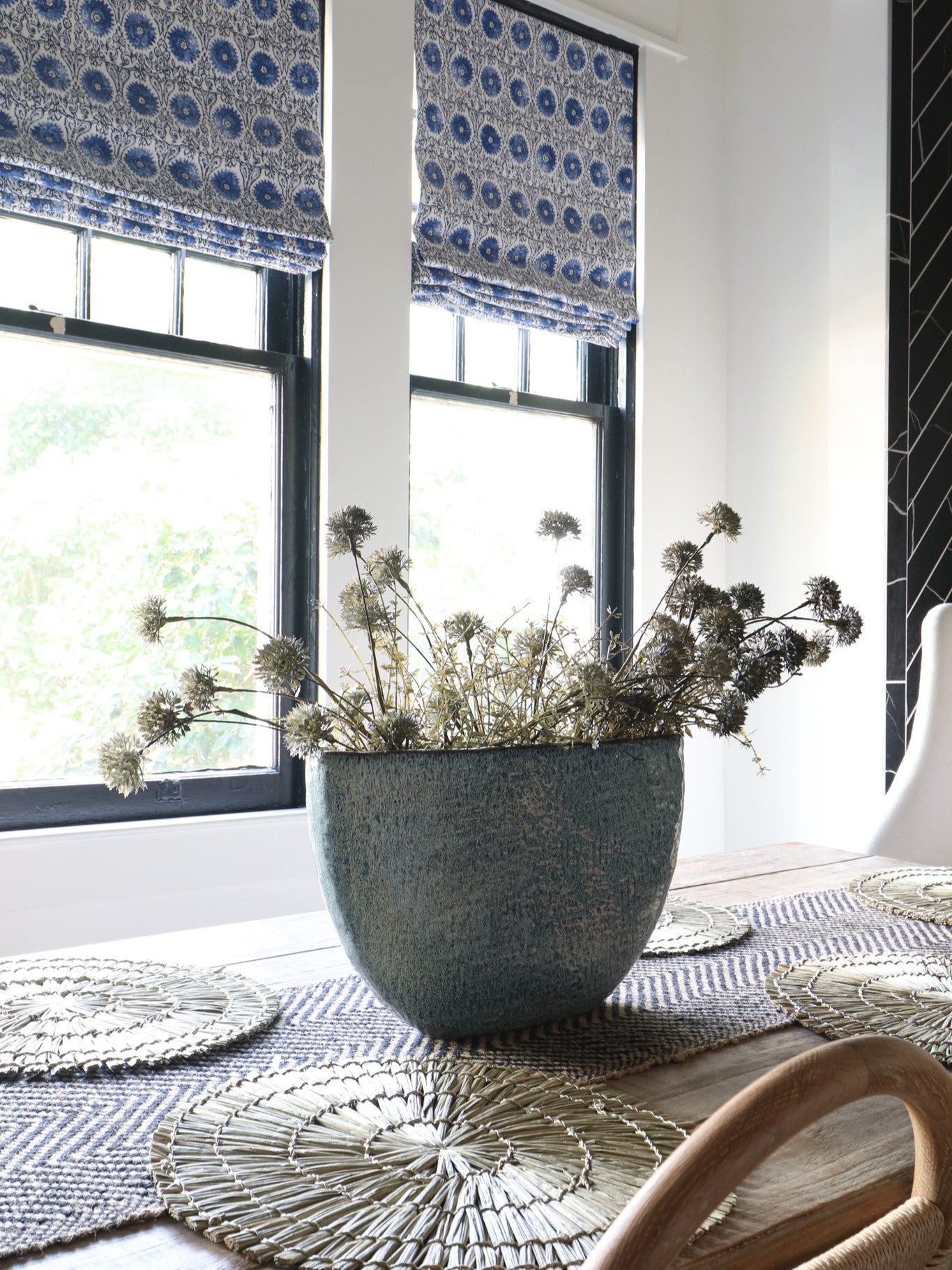 Deep Waters Ceramic Vase