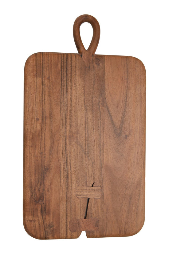 Acacia Wood Cutting Board with Handle