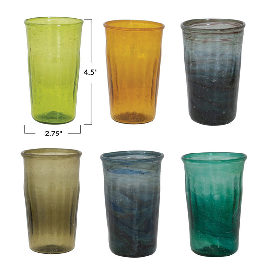 Load image into Gallery viewer, Avenue Hand-Blown Ridged Glass
