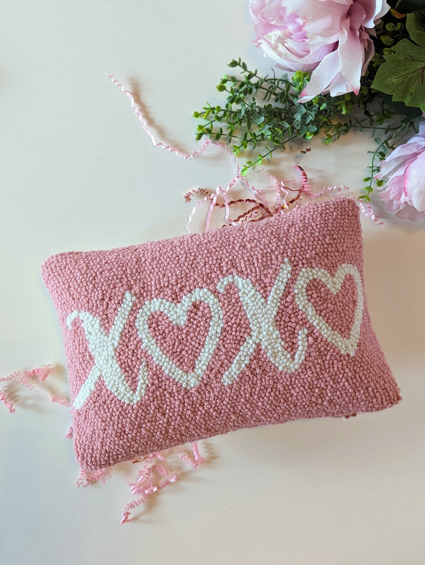 XOXO Hook Mini Pillow