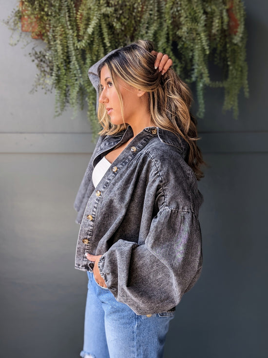 Carli Acid Washed Jacket
