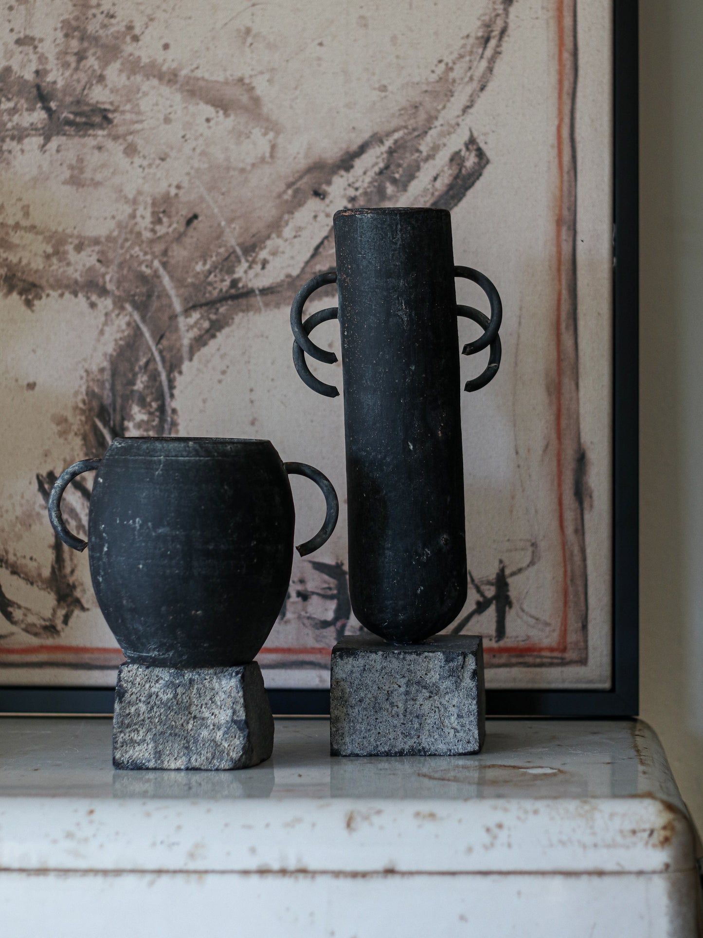 Modern Clay Vase | Tall