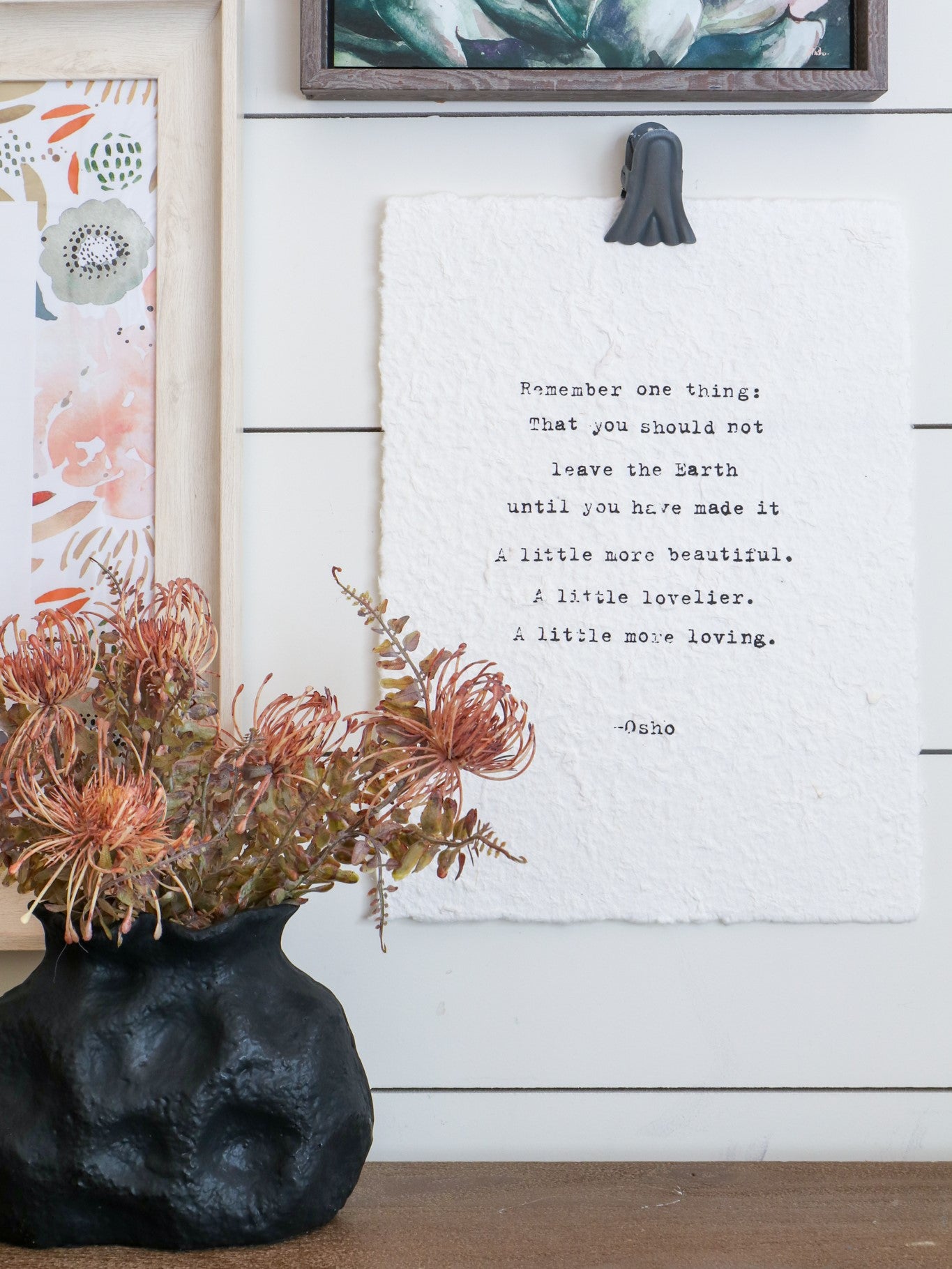 Remember One Thing, Osho | Paper Print