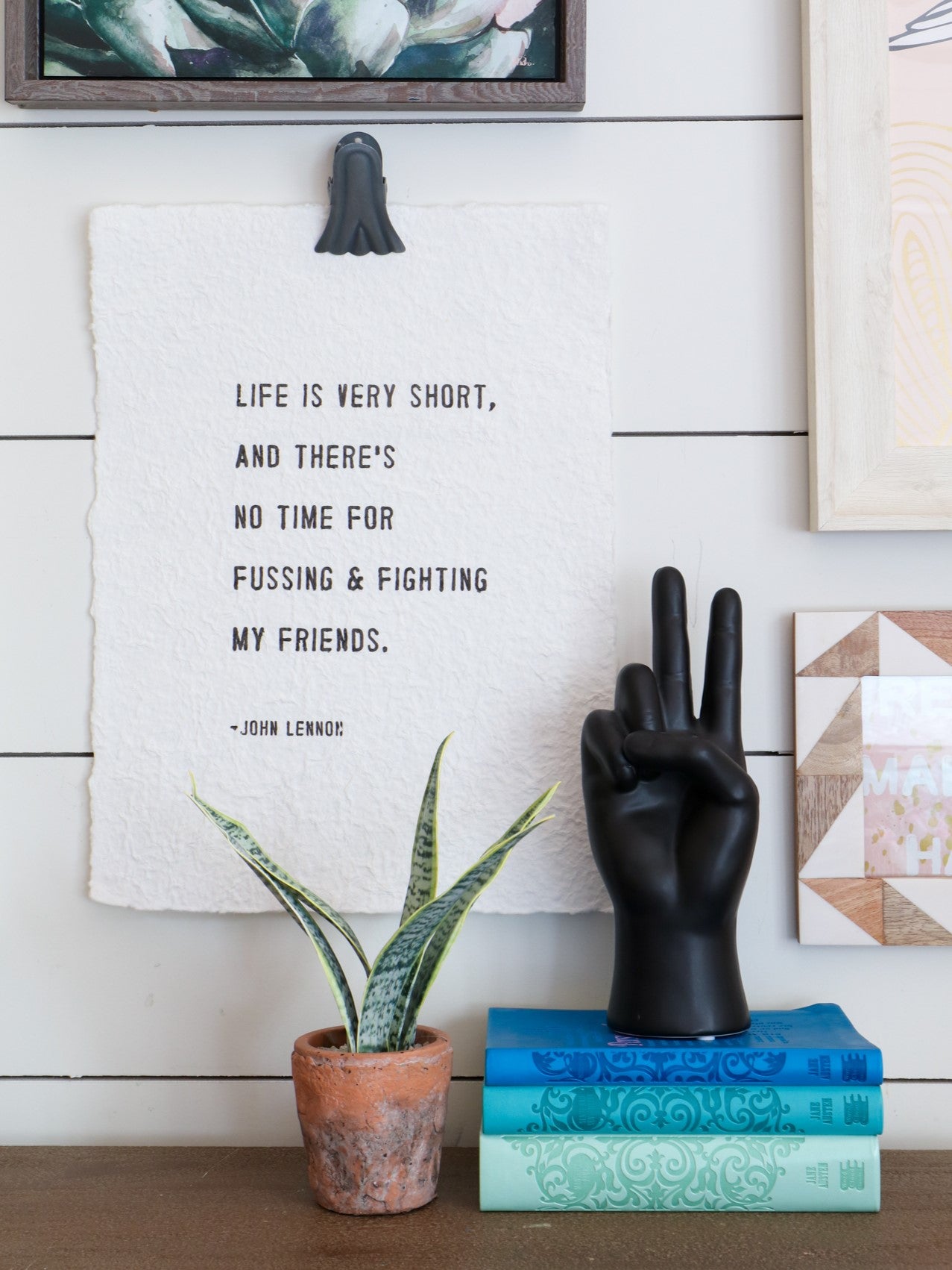 Life is Very Short, John Lennon | Paper Print
