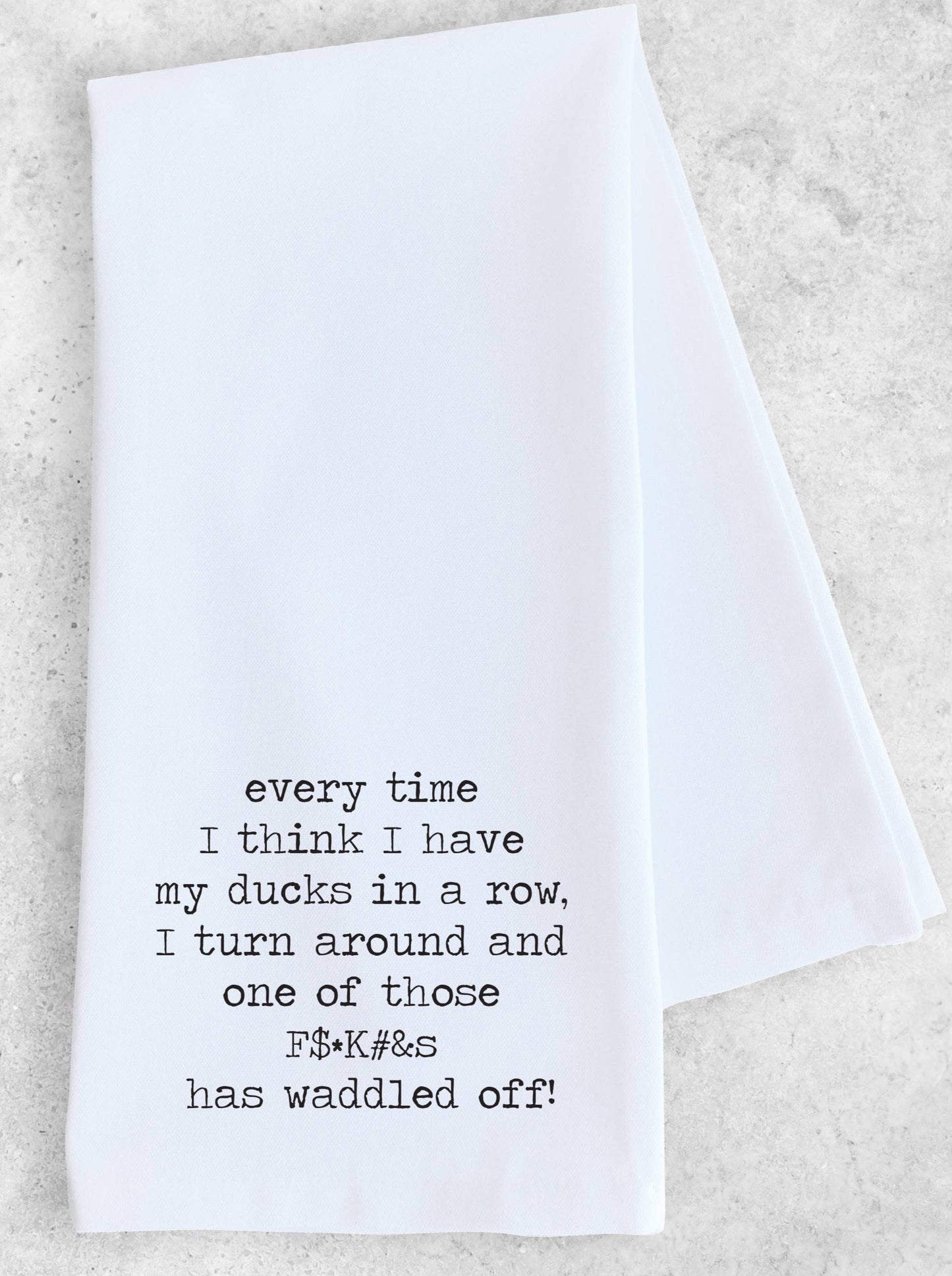 Ducks In A Row | Tea Towel